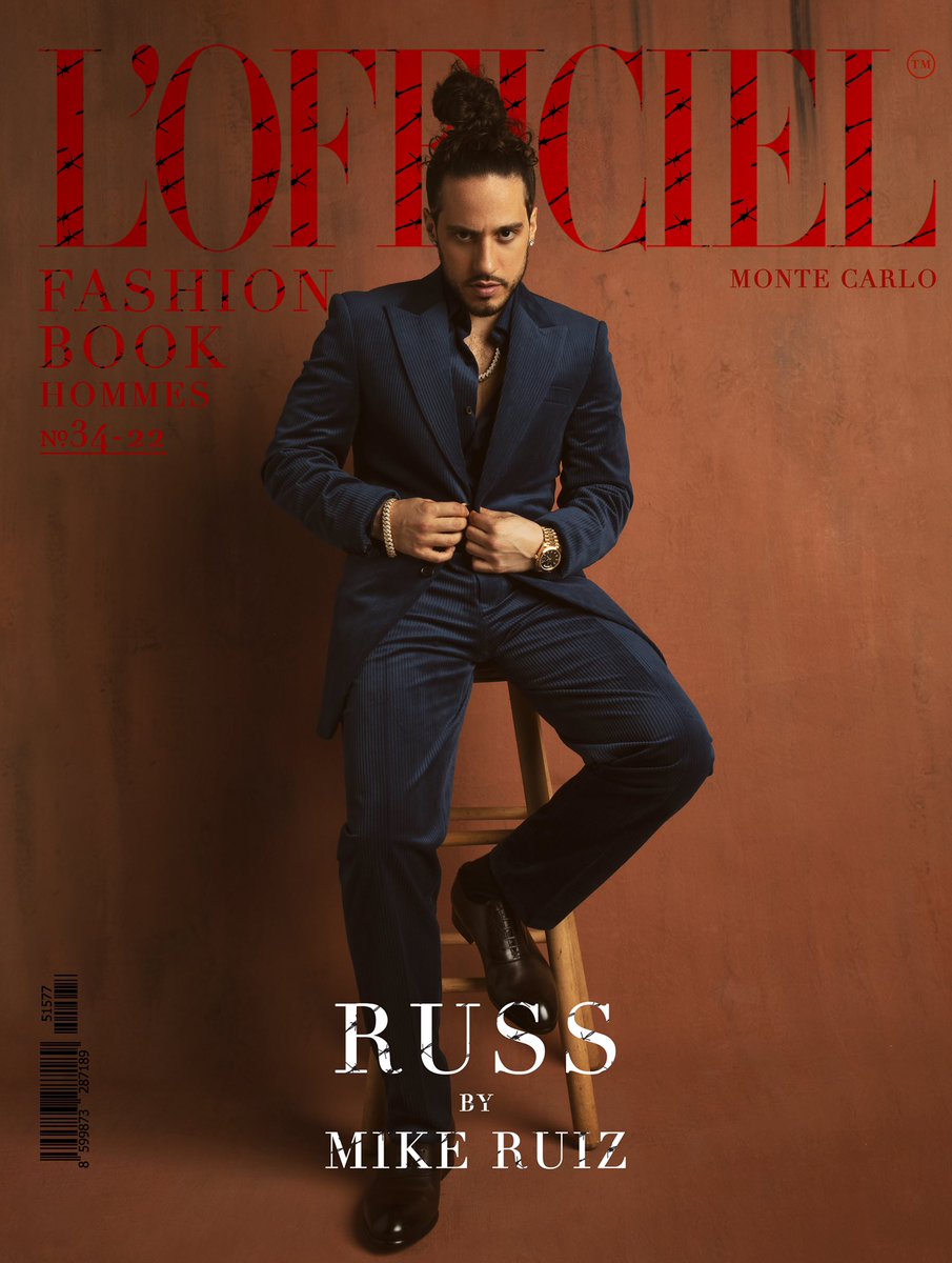 russdiemon's tweet photo. TWO magazine covers. Life’s a trip. The photographer got me out my comfort zone on this one and I appreciate that because I never know what to do with my hands 😂😂 https://t.co/eszafl0NQ7