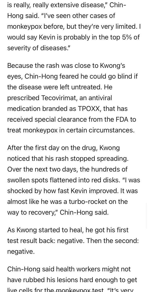 SixandLaura's tweet image. #TPOXX #Tecovirimat #testing_limitations #scabies