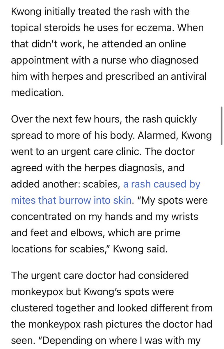 SixandLaura's tweet image. #TPOXX #Tecovirimat #testing_limitations #scabies