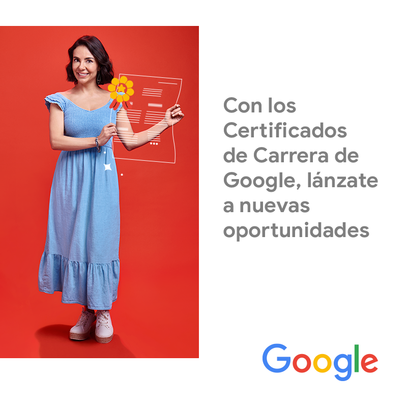 googlemexico's tweet photo. ¿Buscas nuevas formas para destacar en tu carrera profesional?

Con los nuevos Certificados de Carrera de Google puedes tunear tu CV y dar ese paso hacía nuevas oportunidades profesionales.

Actualízalo y rómpela en el mundo laboral.