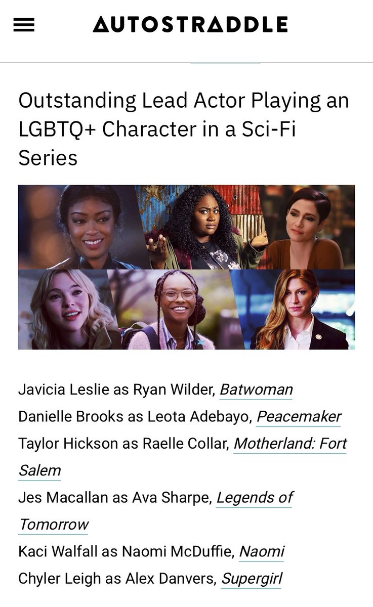 melyssabushong's tweet photo. 🚨 #switches There are several #MotherlandFortSalem options for voting categories in the 2022 Autostraddle TV Awards!  VOTE VOTE VOTE for our amazing cast!

https://t.co/jPv2HllsxO

#SaveMotherlandFortSalem https://t.co/KCba7PLO3Y