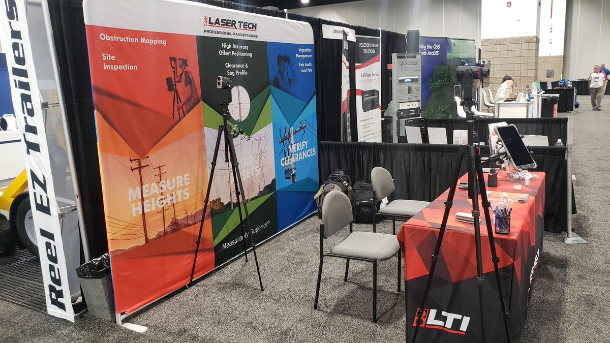LaserTechInc_'s tweet photo. We are set up and ready to go at the 30th Anniversary @ISE_Magazine Expo here in #Denver, CO 🏔#ISEEXPO22
Stop by booth 326 to meet our team and find out how TruPulse® #rangefinders and LaserGIS® workflows increase safety and efficiency in the field 👷🏾♀️📶👷🏼♂️ https://t.co/P1RRx7NNCE