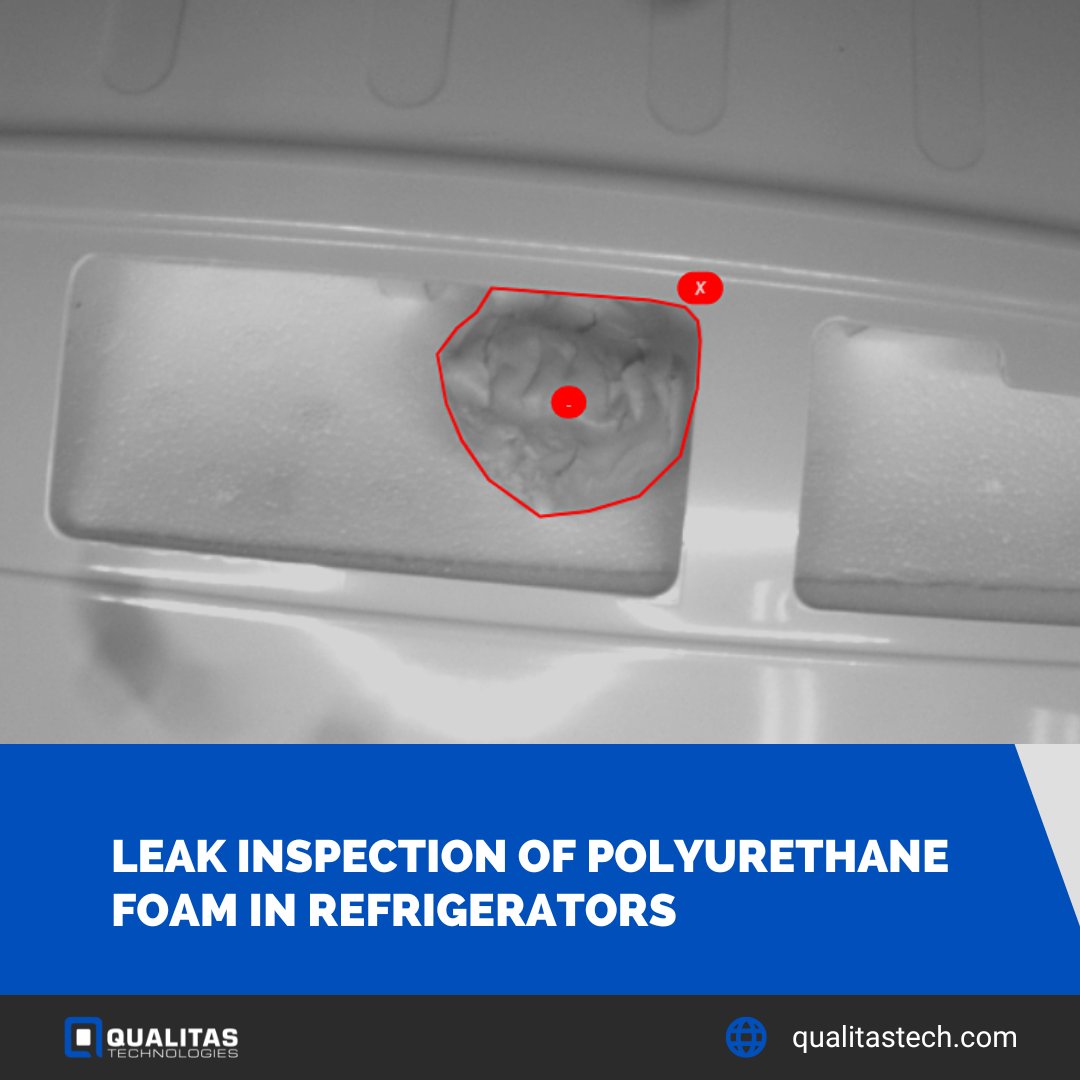 qualitastech's tweet photo. LEAK INSPECTION OF POLYURETHANE FOAM IN REFRIGERATORS.
Case Study - https://t.co/gFlYeStSN9

#manufacturing #machinevisionsystem #ai #visualinspection #imagecoach  #qualitas #qualitastechnology #machinevision #visioninspection #qualitycontrol #deeplearning #factoryautomation https://t.co/XjTH55jL1z