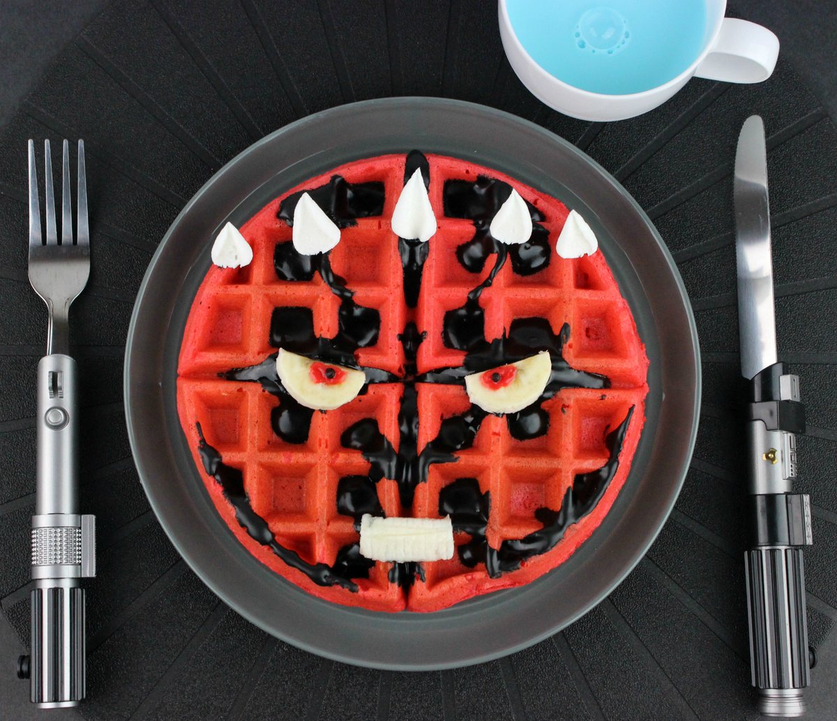 Darth Maul-ffles will make your breakfast dark-side-delicious on #NationalWaffleDay. strw.rs/6001M1MZL
