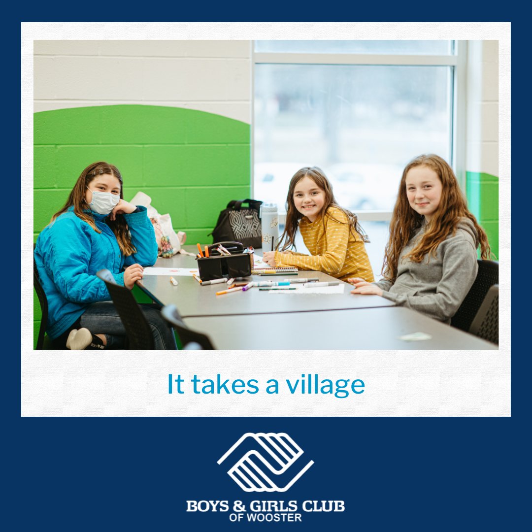 bgcwooster_'s tweet photo. It takes a village and we are grateful to have you be a part of our village! 

Thank you! You are making a difference in the lives of our youth.

#boysandgirlsclub #parents #safespaces #mentors #volunteering #boysandgirlsclubofamerica #donating #elementaryschool #middleschool https://t.co/9RrKnStzIw