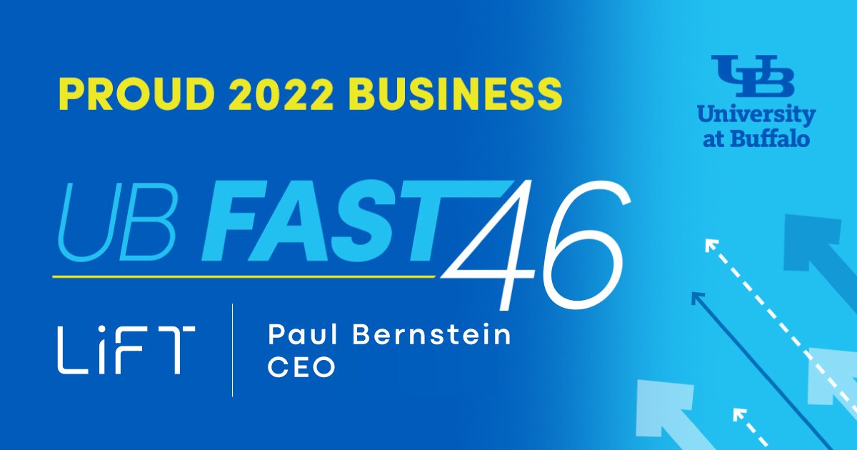LiftGrowth's tweet photo. Congratulations to @LiftGrowth CEO and Founding Partner Paul Bernstein for being honored a second year in a row among this elite group of #UBalumni ! 
#UBuffalo https://t.co/PdPUXvyNRZ