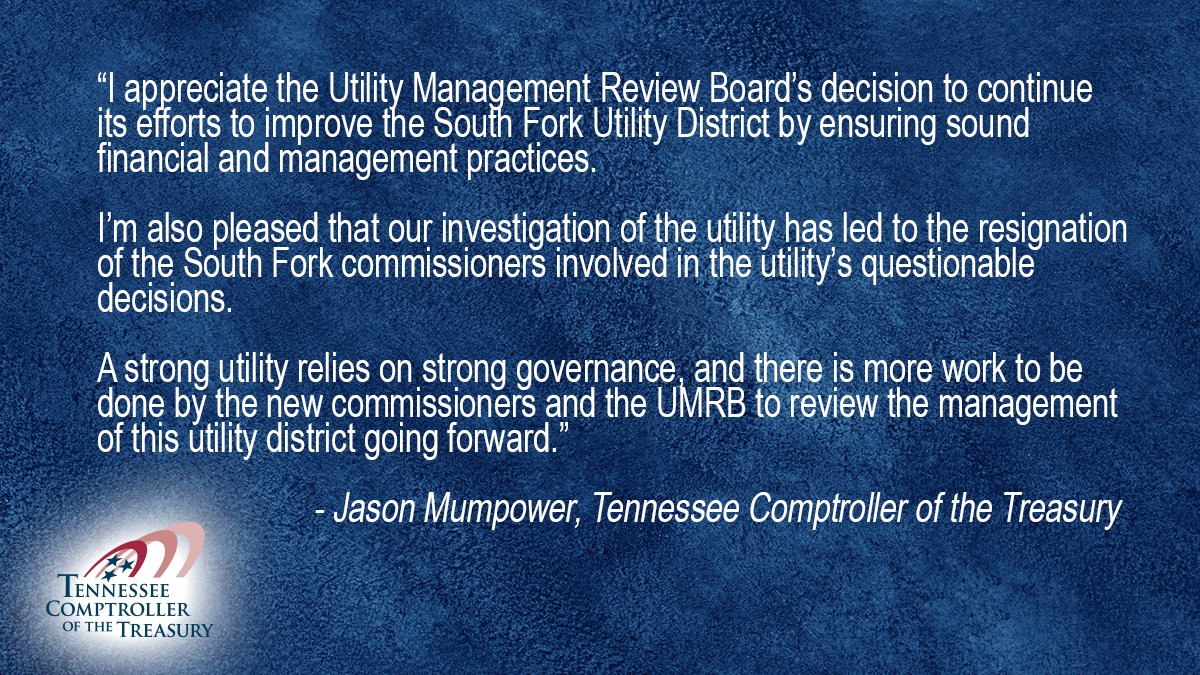 TN Comptroller on Twitter Mumpower has also released the