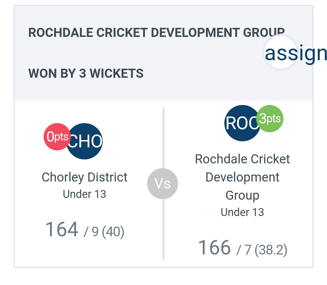 Wow another amazing match. Really close but managed to get the win but thanks to Chorley District for a really great match. Also our many thanks to <a href="/EuxtonCC/">EuxtonCC</a> for their kind hospitality, a really great friendly club.