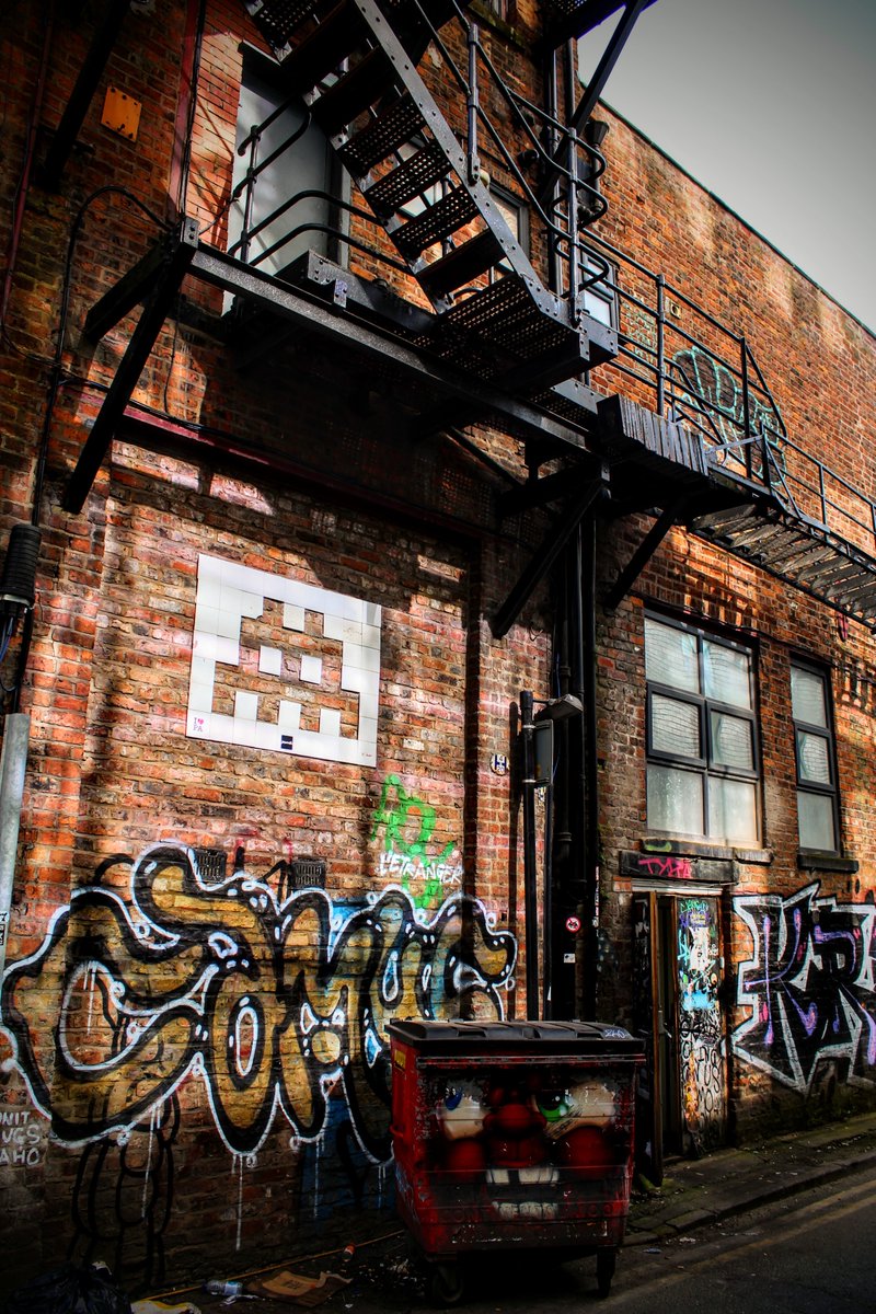 ANPhotography13's tweet photo. Urban Space Invader #manchester #northernquarter #spaceinvader #urban #graffiti #urbanart https://t.co/GRS571JJmE