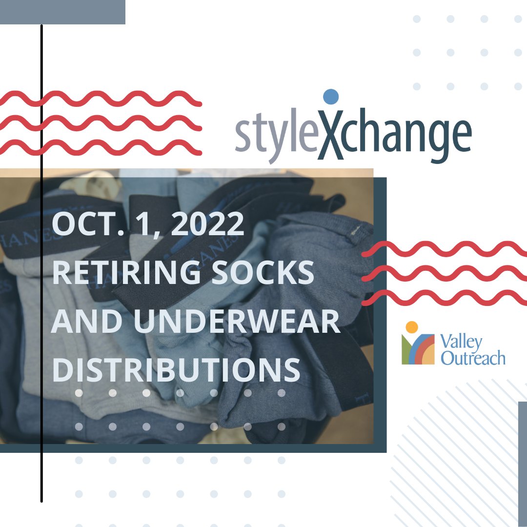 Beginning October 1, 2022, StyleXchange will no longer distribute socks and underwear to clients. We are making this change to better serve clients in different ways.

Learn more: valleyoutreachmn.org/retiring-the-s…