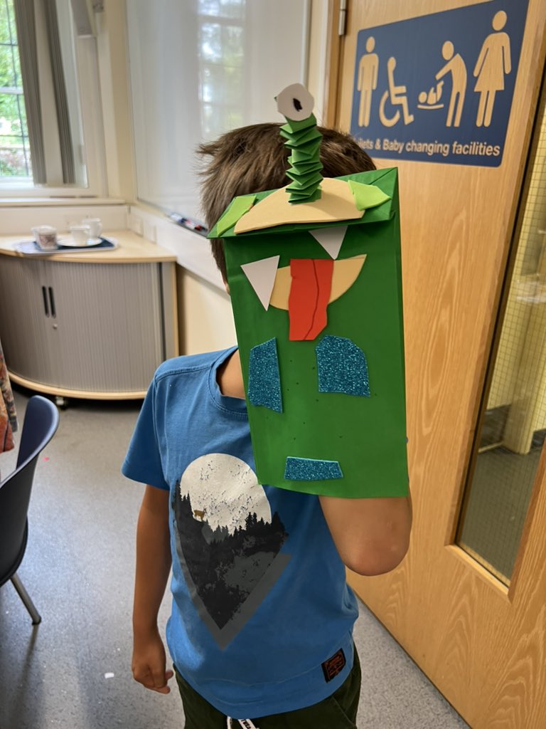 ThePPPshows's tweet photo. Just a few of the INCREDIBLE puppets, made by children at our paper bag puppet making and performing workshop @SomersetMuseum today. Creative is in children’s DNA and it’s a joy to help facilitate it.
#Puppets
#Creativity
#WorkshopsForChildren https://t.co/tRPe5OMQOF