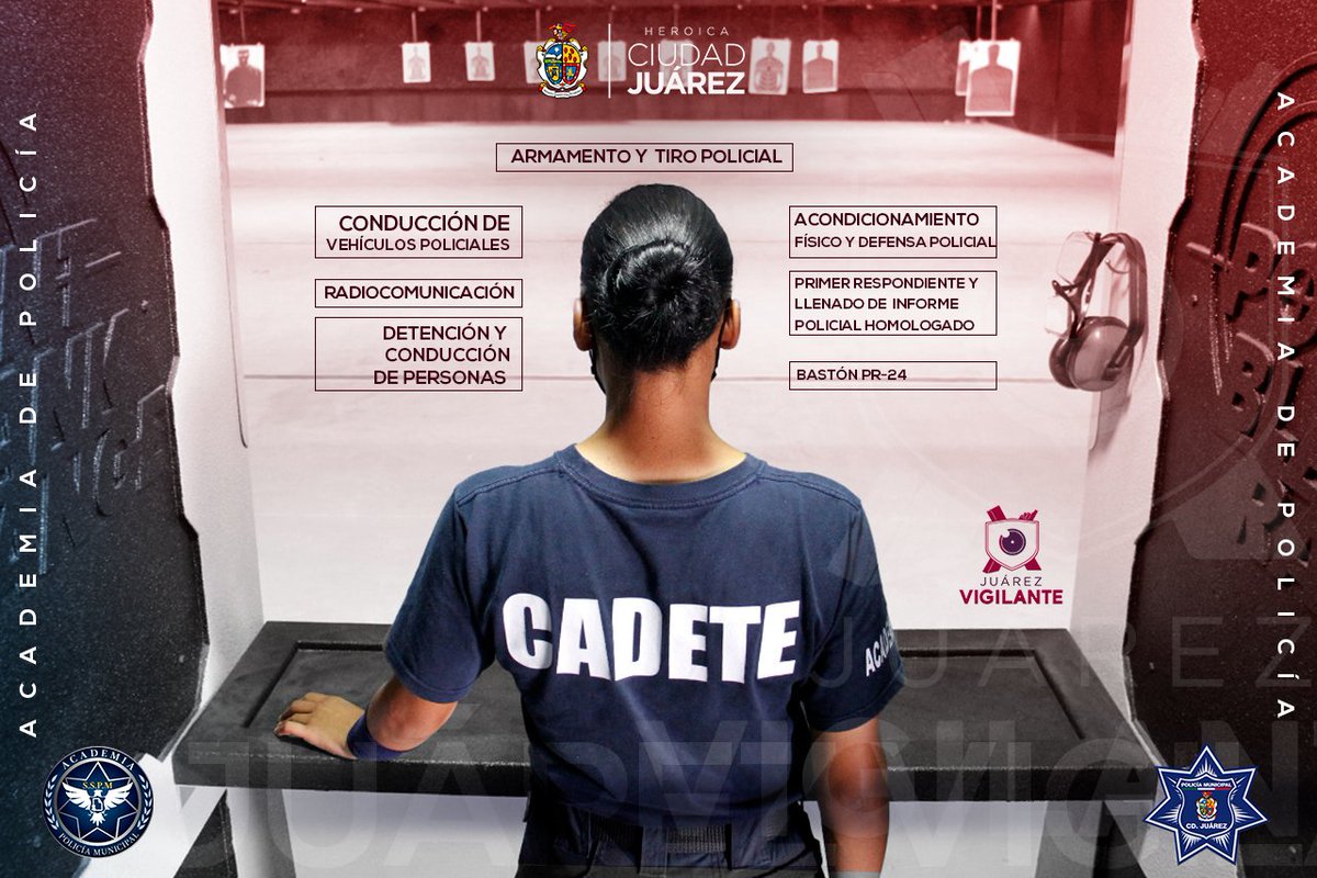 JrzSspm's tweet photo. Aun mes de que terminen su formación inicial del curso básico para policía preventivo, 130 mujeres y 177 hombres, se espera que todos estos puedan llegar a la meta final ya que esta administración busca graduar a los mejores.

#juarezvigilante
#SSPM
#ciudadjuarez
#ServiryProteger https://t.co/Rn50NY7pIY