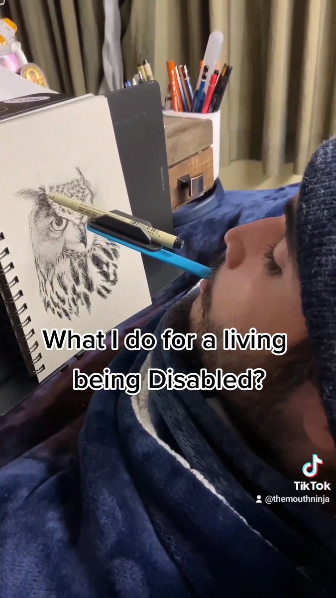 I do what I do.. Just don't limit yourself. I've been #drawing for about 8 years with my mouth now.

#ArtistOnTwitter #Artist #workout #instagood #love #NFTs