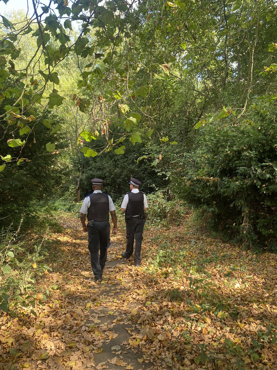 The team were out and about today, conducting patrols of Wick Woodland and assisting @MPSKingsPark with patrols of Hackney Marshes.
