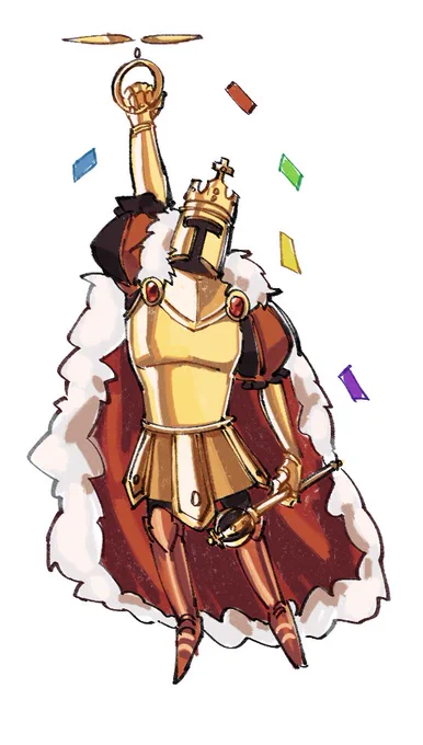 I forget when I drew it(King Knight 