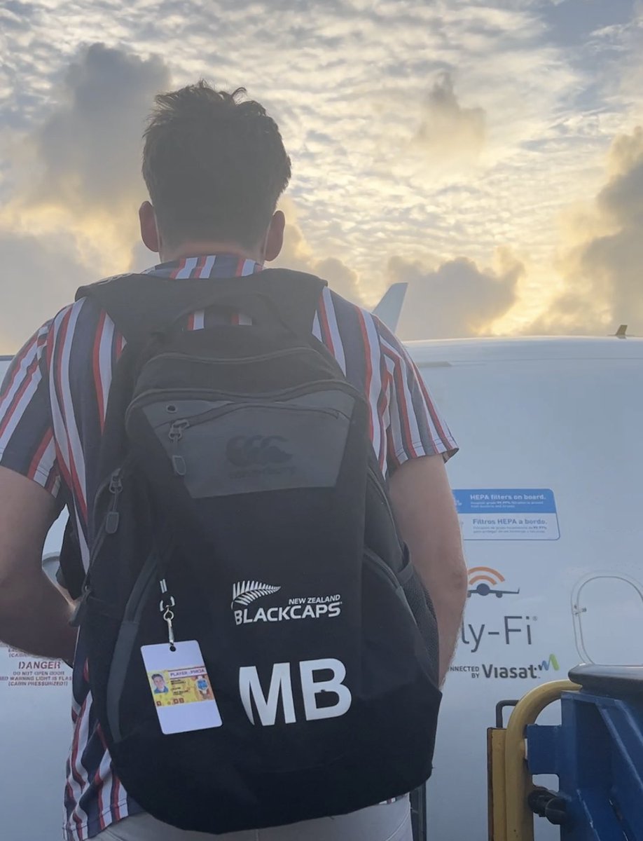 BLACKCAPS's tweet photo. MONDAY
- 6am depart Barbados
- 11am arrive in New York
- transfer to Newark
TUESDAY
- depart Newark
- 7pm arrive in San Fran
- 10pm depart San Fran
THURSDAY
- 6am arrive in Auckland 

Kia ora NZ! Great to be home 👌

#WIvNZ #travel https://t.co/FU7zW9UREm