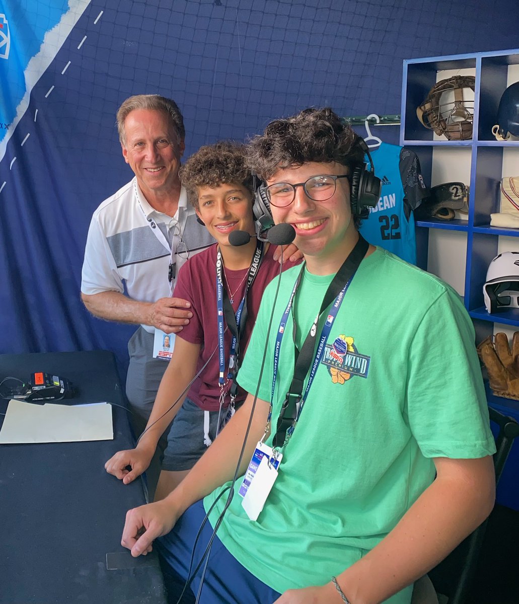 YorktownCSD's tweet photo. On Sunday, Max Wallace (Yorktown High School Class of 2022) handled play-by-play duties on ESPN’s “KidsCast” version of the “Sunday Night Baseball” game between the Red Sox and the Orioles. The game was played in Williamsport, Pa., the home of the Little League World Series. https://t.co/QmG8OlFgxt
