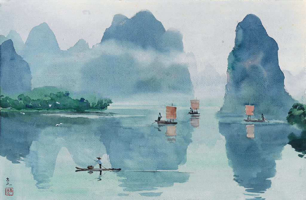RhymeOfArt's tweet photo. Yuan GU 古員（Chinese , 1919—1996） https://t.co/iyieKD9kWG