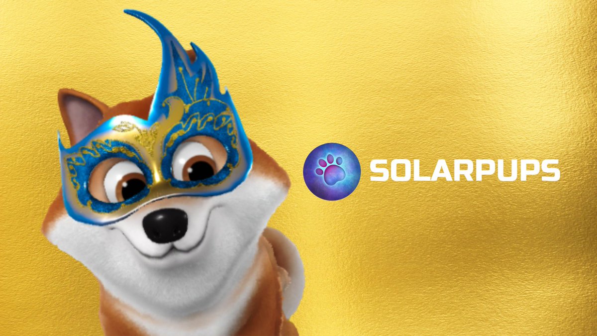 KrikeyApp's tweet photo. The perfect mask for a #Bridgerton ball... ๐ญ
๐ถ Mint your pup at https://t.co/uVGSJy6oC0 ๐ถ
#SolarPups #NFTCommunity #Web3Games #onFlow https://t.co/kICo1juZ8p