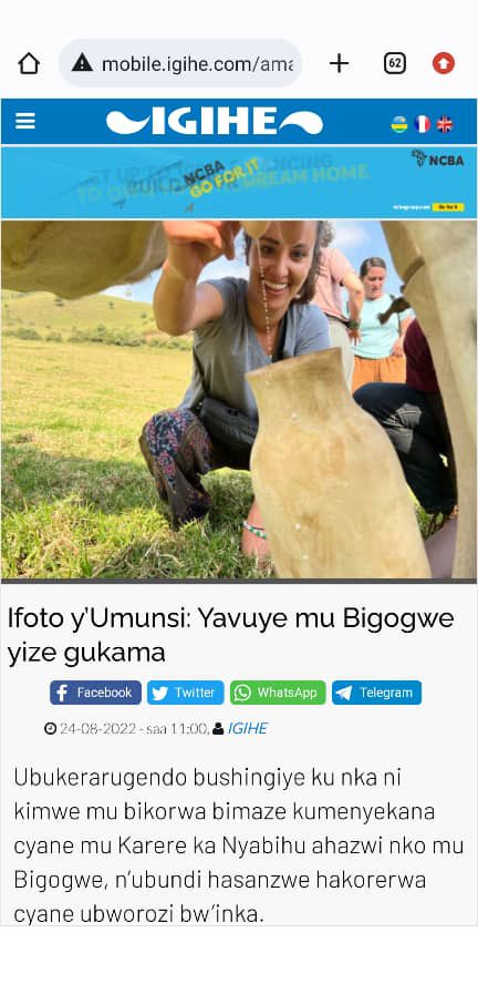 Stevenmuvunyi's tweet photo. Dear @cakamanzi 

Mr.@Ngabo_Karegeya has stood out as a champion of cultural tourism and inspired many into liking and visiting local attractions. 

As #KwitaIzina draws closer, we hope to see him among the namers. It’d be a great recognition for his exceptional work.

Thank you https://t.co/DzAuwlUmLt