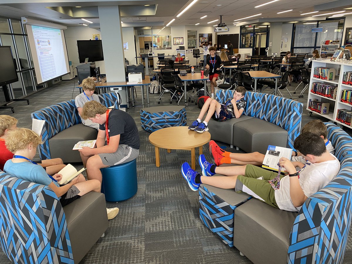 CMSColtsLibrary's tweet photo. Love to see Colts reading in the Learning Commons! #TeamCMS https://t.co/c0qPSmWrwf