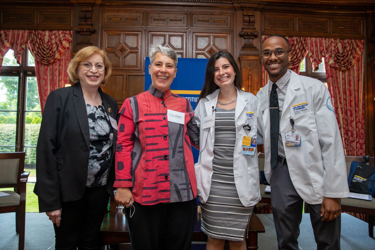 NYITCOMDO's tweet photo. Here are some photos from last week’s Welcome Event for the parents &amp; spouses of the #nyitcomClassof2026, hosted by Dean Wadsworth and Dr. Rivera-Martinez. 

Thank you, Kim Fasciglione &amp; Lerone Clark for speaking. 

Click for more photos https://t.co/Owa8Kz7HpC 

@nyit @NYITCOMAR https://t.co/qFaR9Z1bc1