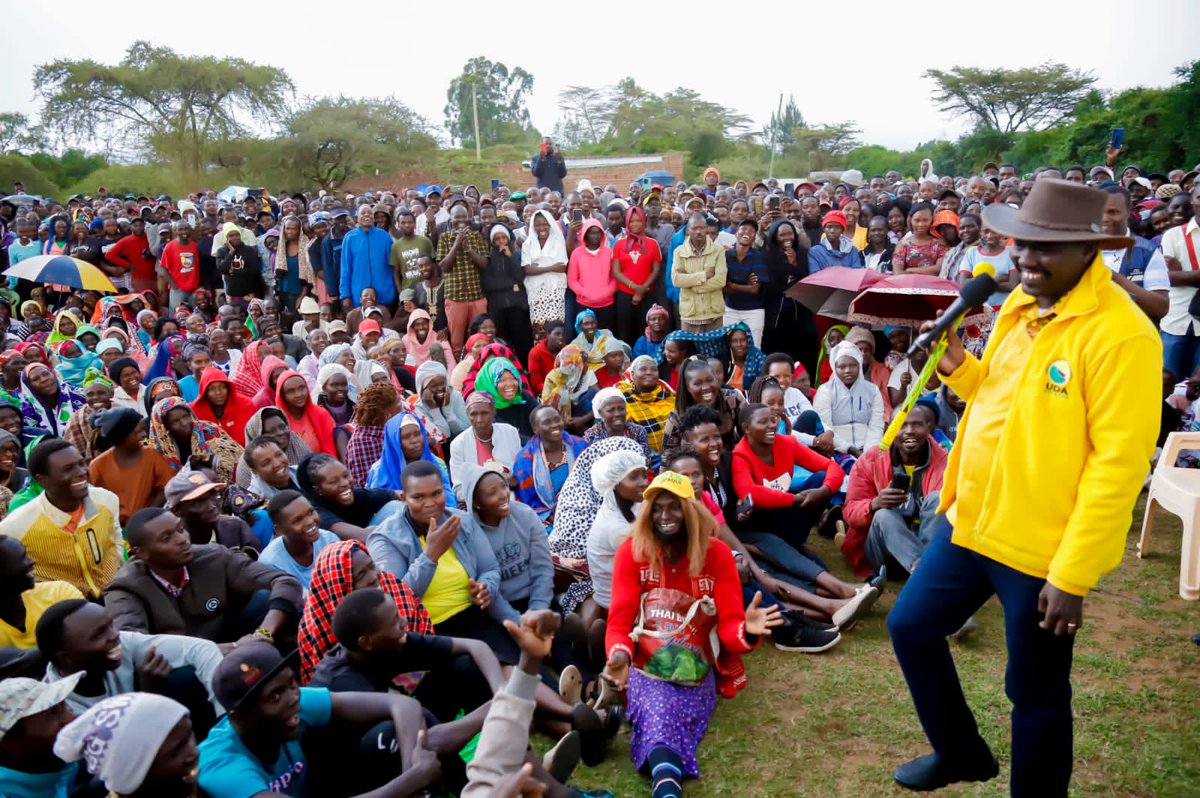 I joined the DP-elect Rigathi Gachagua &amp; other leaders in Burgei, Rongai Constituency, Nakuru County to campaign for our UDA Candidate Paul "Mamba" Chebor. Kenya Kwanza coalition has a plan to shift policy focus to the grassroots through the bottom-up economic model.