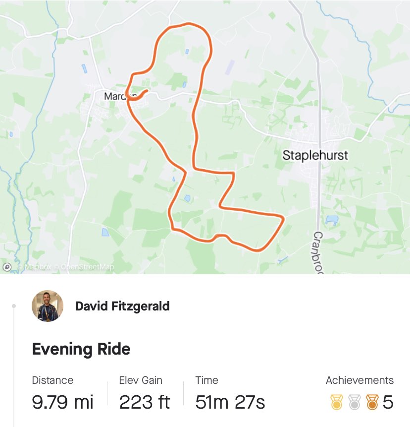 fitzgeraldd83's tweet photo. A little evening pootle on the bike to add some miles #managersactive #NELactive https://t.co/kMleMfso8P