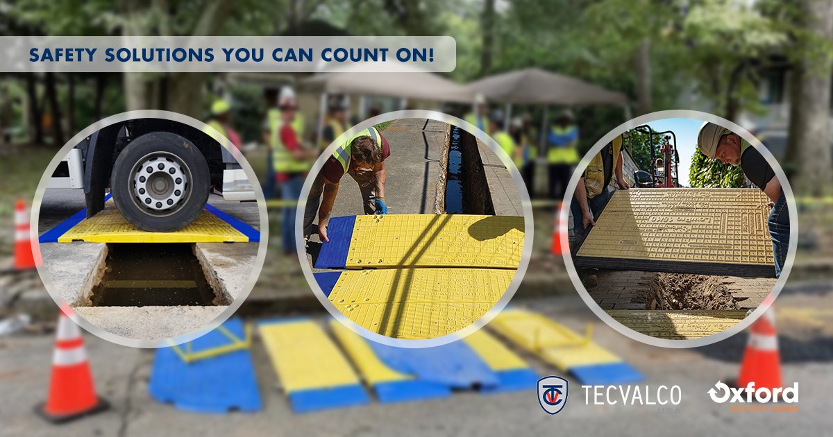 Safety you can count on. Another great product demonstration of the <a href="/OxfordPlastics/">Oxford Plastics</a> road plate and trench cover systems! 

If you would like a product demonstration for your team send us a message today! 

#innovativesolutions #safetyfirst #trenchsafety #tecvalcousa