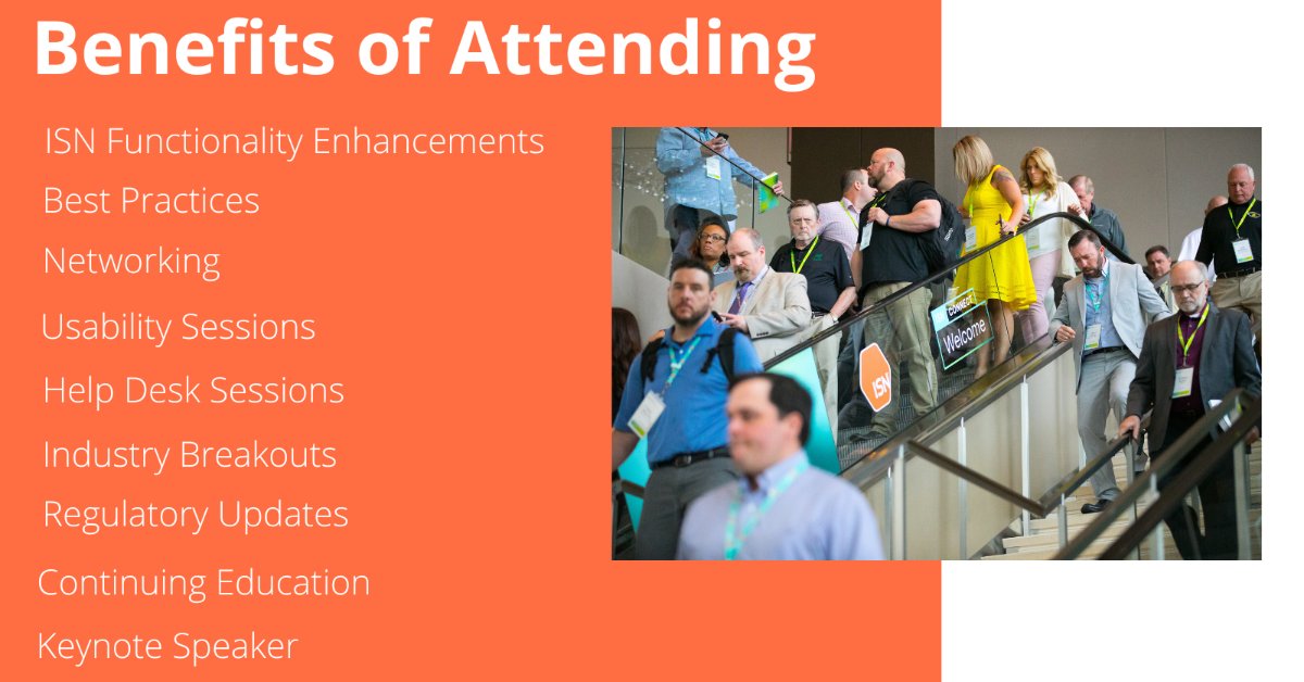 ISN CONNECT brings together industry leaders to collaborate and share best practices on topics like ESG, Serious Injuries &amp; Fatalities and Benchmarking to help identify areas of improvement based on data-driven insights. Checkout our website to learn more!
bit.ly/3cgvWzk