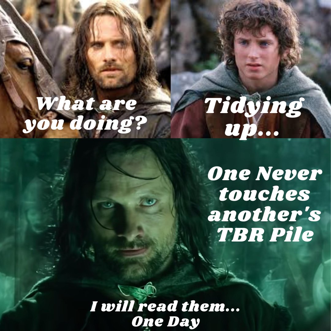 AuthorMarie's tweet photo. Don't touch that... Just made a meme for you all.
#LOTRMeme #writersmeme #readersmeme #WritingCommunity #Reading https://t.co/lefvOLY0Uj