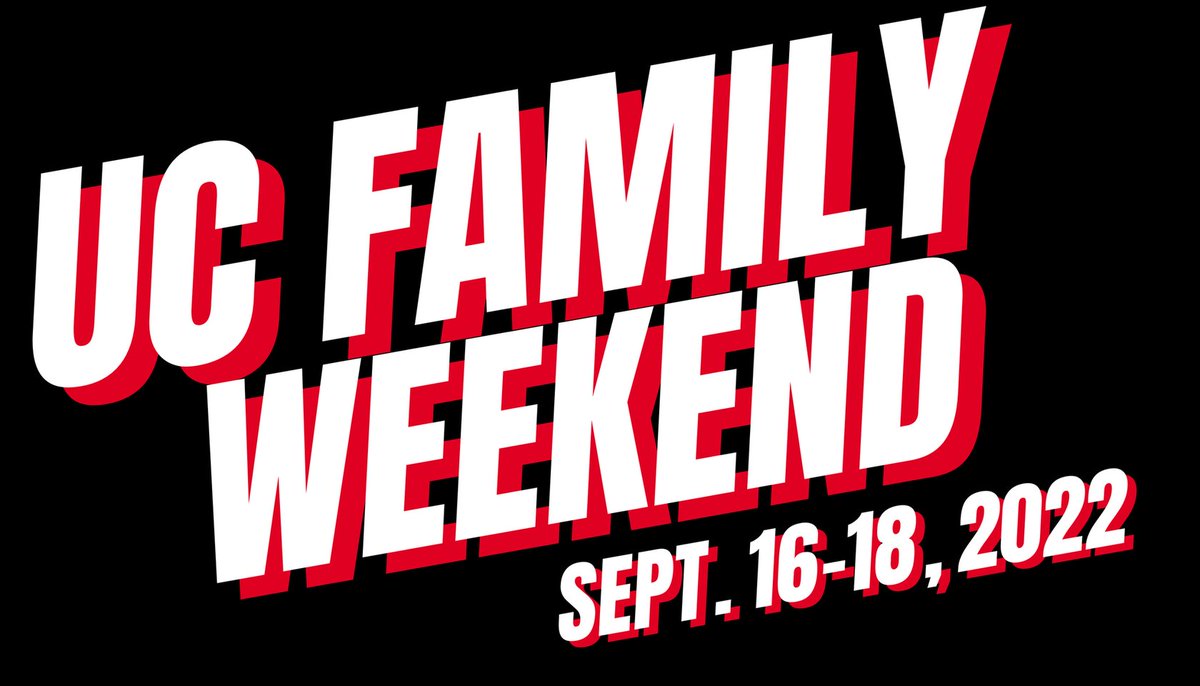 UC_ArtSci's tweet image. Family Weekend is back!! Registration closes this Friday, August 26. You and your family don't want to miss out on events like "Jazz Brunch Riverboat Cruise," "Campus Fun Run," and so much more! Visit the link to view a full itinerary and registration: bit.ly/2oGNETH