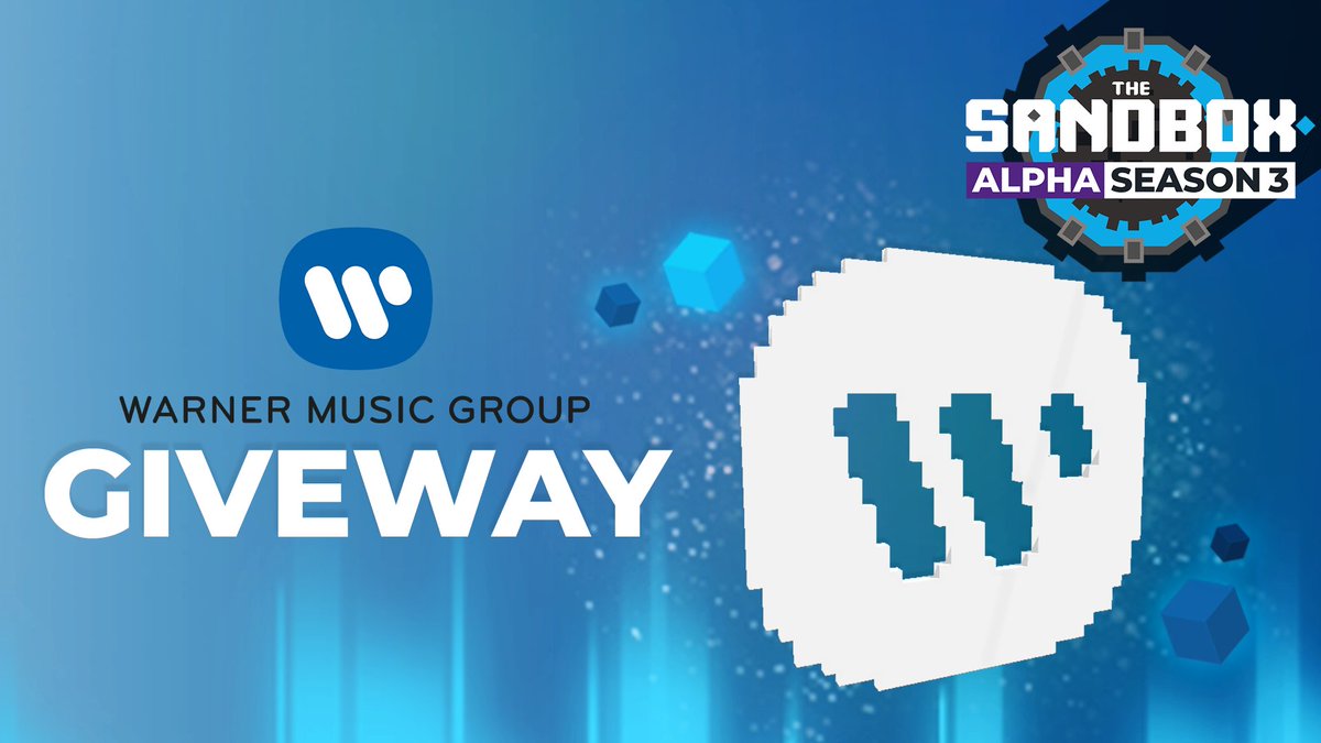 TheSandboxGame's tweet photo. 📣 Warner Music Group are giving away Alpha Passes! 🎫

Just react to the "Welcome to The Sandbox" post in the "about-sandbox" channel in the @warnermusic Gaming Discord!

ENTER HERE ⤵️
https://t.co/6ebC7DqotH https://t.co/uqaCSr61eZ
