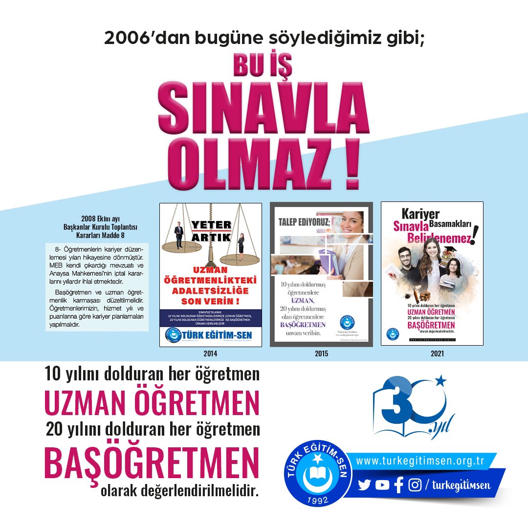 TalipGeylan06's tweet photo. Türk Eğitim-Sen, güven kapısıdır.
Türk Eğitim-Sen, istikrarın ve ahlaki sendikacılığın adresidir. https://t.co/F6FRYLSRuB