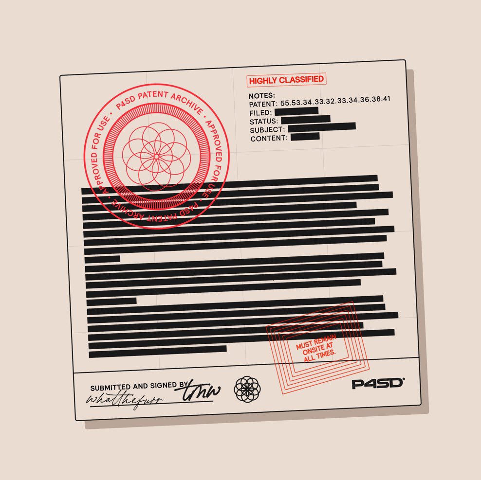 Patent approved ✅ 👀