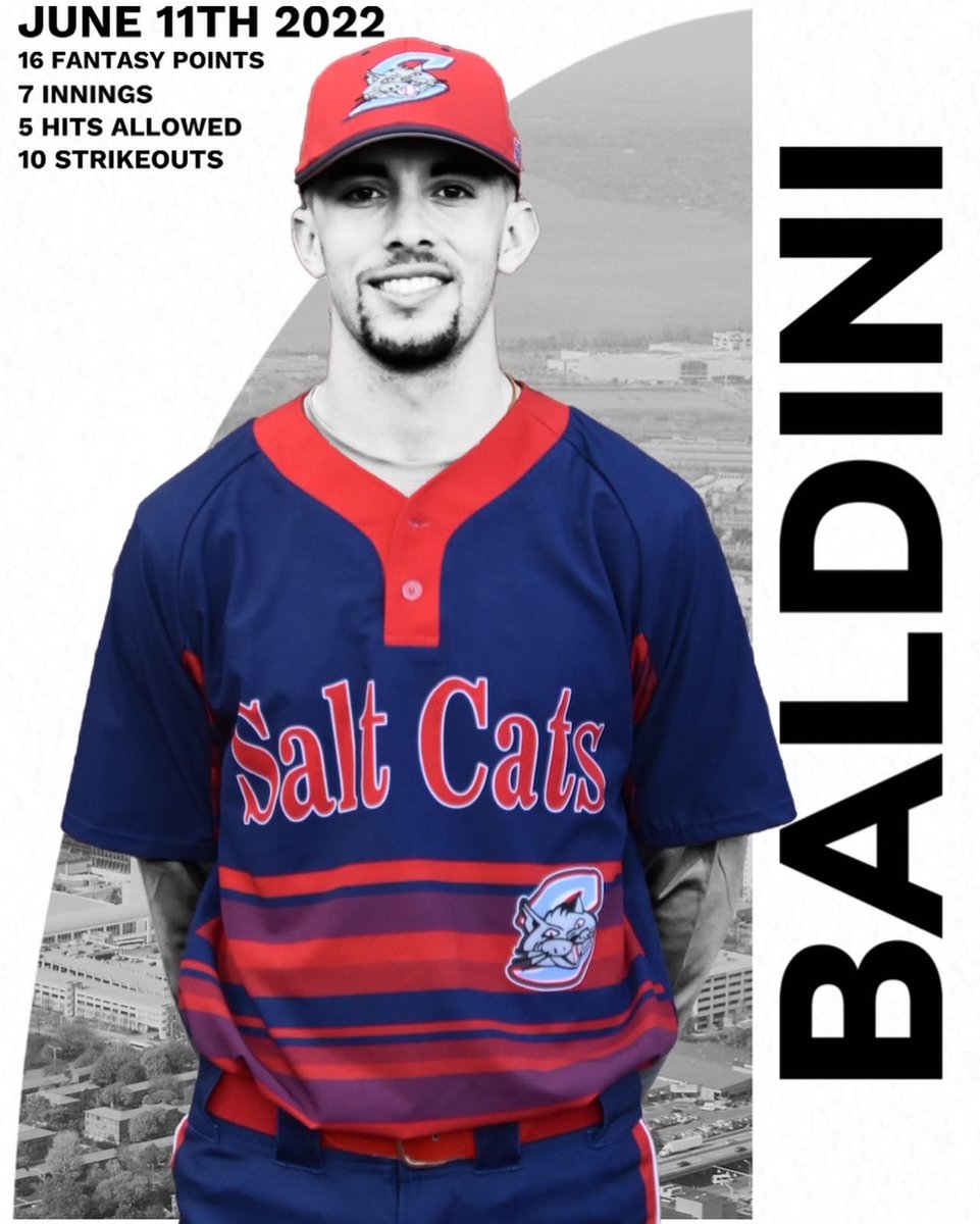 NYCBLbaseball's tweet photo. At number four performance for position players, we have Colton Burd, who on June 30th had 15 points. The number four best pitcher performance was from Jake Baldini, who on June 11th had 16 fantasy points. https://t.co/3jKO0Nh4nI