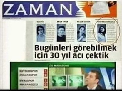 Ekrem Imamoğlu Samanyolu Tv'de spor yorumculuğu yaparken, Canan Kaftancıoğlu'nun da Zaman gazetesinde çalıştığını biliyor muydunuz.!?
Bilmiyorsanız öğrendiniz..