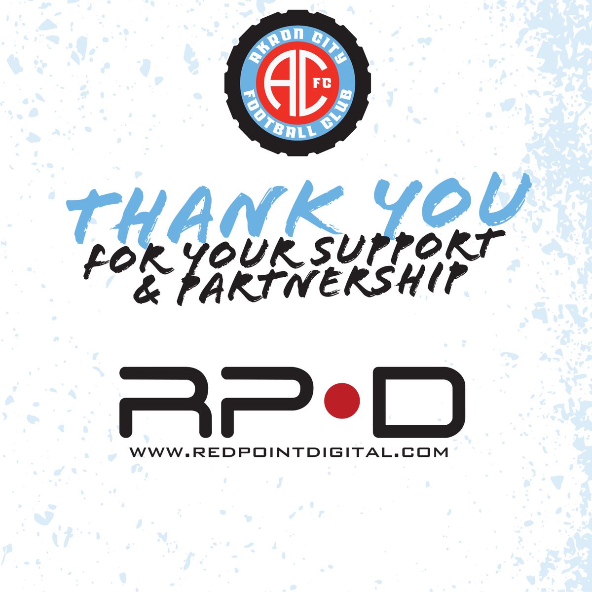 AkronCityFC's tweet photo. We continue to thank those that supported Akron City FC during our inaugural season. Red Point Digital was our first partner! From the beginning the team at RPD has exceeded all of our expectations. 1/

@redpointdigital https://t.co/PtnCFnZx4k