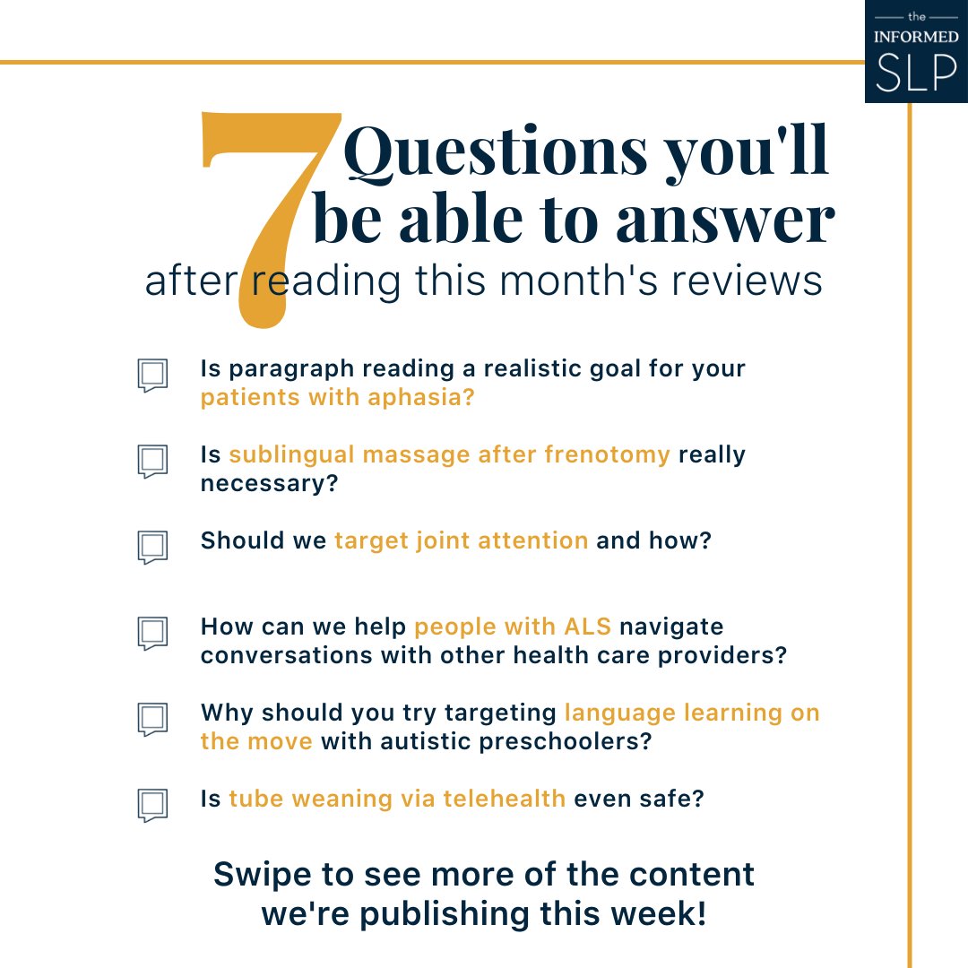 TheInformedSLP's tweet photo. Get ready, because it's almost that time again!
We're publishing over 2 hours of CE content tomorrow (plus the MASSIVE speech sound disorder treatment review we released earlier this week)!
#eiSLP #prekSLP #schoolSLP #medSLP
#speechtherapy #SLPeeps https://t.co/rgpIaD0rcm