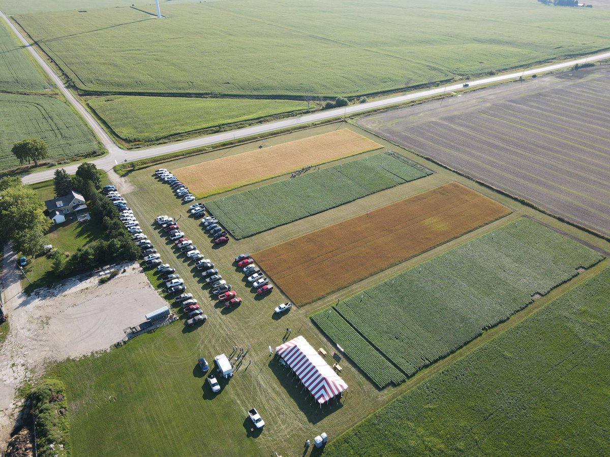 A big THANK YOU to all of our customers who came to our Plot Tour &amp; Summer Meeting last night. What a great turnout! The night was full of discussion about our soybean varieties and learnings from <a href="/WheatPete/">Peter Johnson</a>, <a href="/DCHighlander/">Deb Campbell🇨🇦 CCA-ON</a> and Merv Erb.