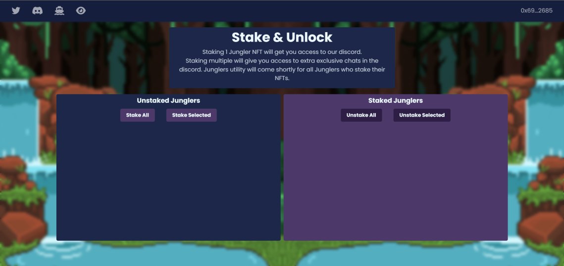 Together, we have raised 1 ETH in the community wallet. 

The team is so proud of the Junglers community and with everyone's support &amp; contribution, nothing can stop us! 

Our first investment will be used towards staking integration.

Progress so far👇