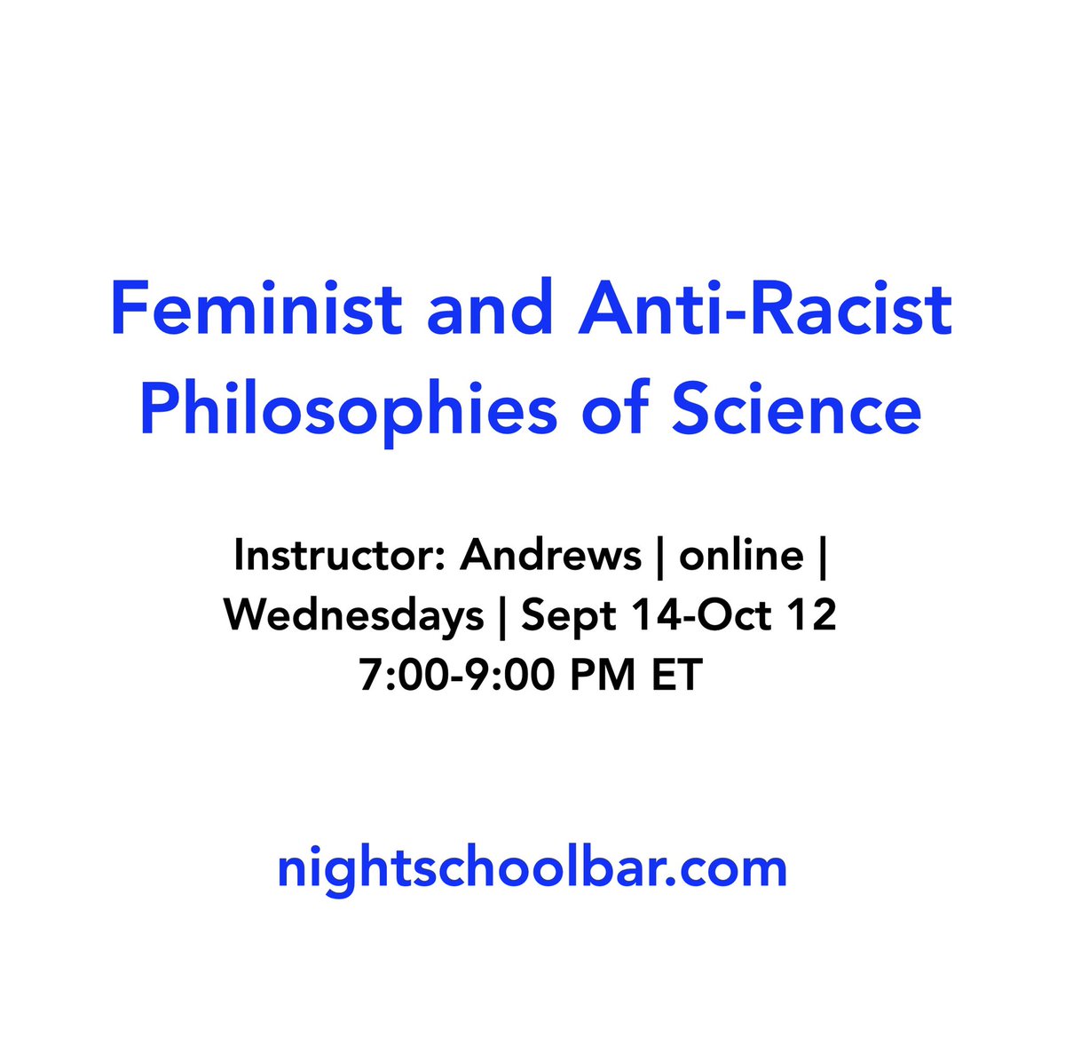 nightschoolbar's tweet photo. We’ll read from Chanda Prescod-Weinstein’s @IBJIYONGI 📚The Disordered Cosmos in ✨Feminist and Anti-Racist Philosophies of Science✨—a new Night School Bar class that starts Sept. 14th. ➡️ https://t.co/n6CHTiWN2M #thedisorderedcosmos https://t.co/pqvlTz0Q2r