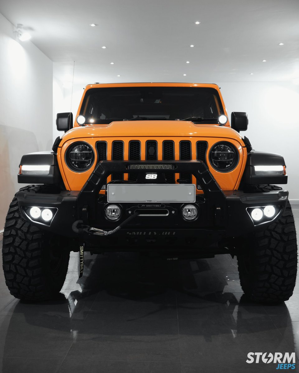 StormJeeps's tweet photo. Another Nacho JL Rubicon out the workshop this week.
01482 666491
https://t.co/TVQa4XbAP8  

#nachojeep #nacho #stormjeeps #procomp #smittybilt #coopertires #orange #jeepuk https://t.co/qJHQDScL4N