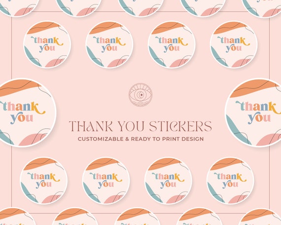 EesomeDesign's tweet image. Thank You Sticker Template, Editable Thank You etsy.me/3Kg6syN #packagestickers #orderlabels #thankyoustickers #shoppingsmall @etsymktgtool
