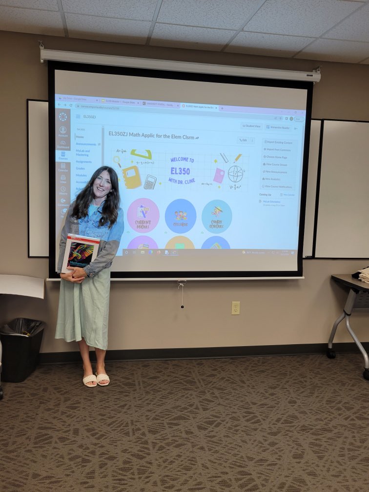 @MetcalfeESU snapped a pic of my first day 😁So happy to be part of this program and digging into math and science with these <a href="/ESUKC_ELED/">ESUKC_ELED</a> students! 💖