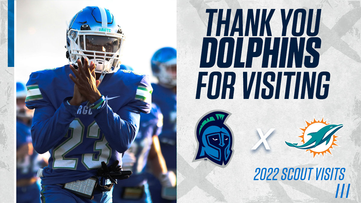 Thank you @MiamiDolphins for coming to check out our guys! We appreciate y'all! #GoArgos | #Arete