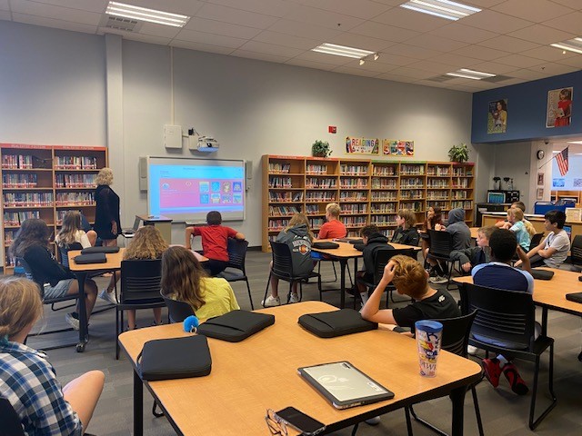 Sixth grade orientation! <a href="/bvlibraries/">BV LibraryMedia</a> <a href="/LeawoodMiddle/">Leawood Middle</a>