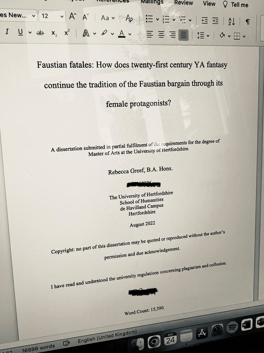 Miss_Greef's tweet photo. She’s done and submitted. What a two years it’s been to get here! Next step: doctorate 🤞#MADissertation #Masters https://t.co/saVZL673MP