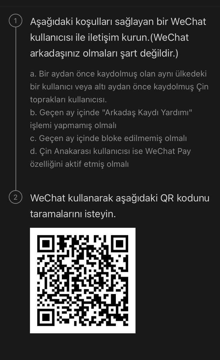 mergnszgn's tweet image. Yardım edebilecek kimse var mı???
#wechat #wechathelp