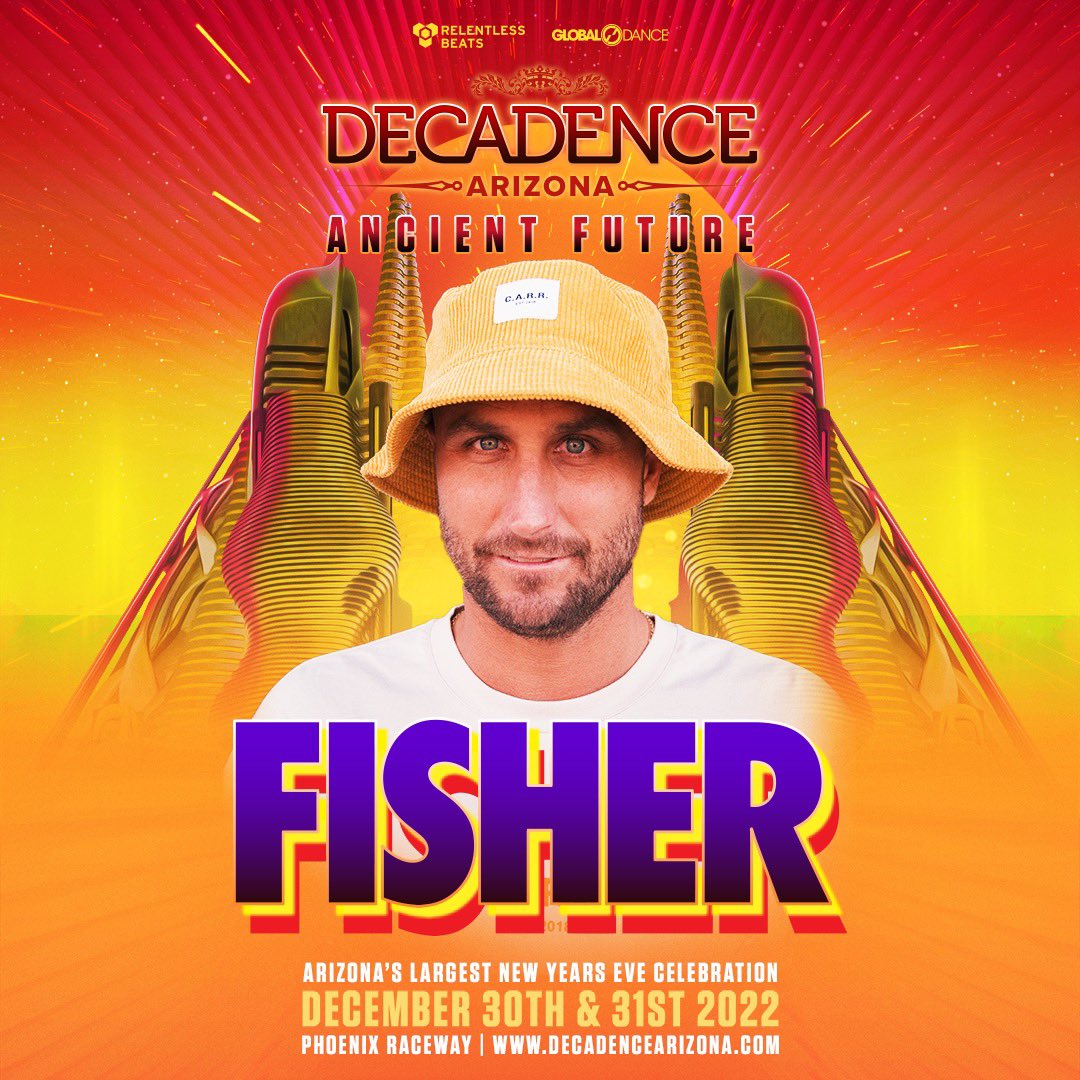 DecadenceAZ's tweet photo. 🚨 GIVEAWAY - Win 2 GA passes to Decadence Arizona &amp; lose it with @followthefishtv!! 🎉

1. RT
2. Tag the friend you'd bring + say TEXT DECADENCE TO 480.530.5559
3. Must follow @DecadenceAZ &amp; 
@RelentlessBeats 

🎟️ Tickets on sale THIS FRIDAY at 10am PT at https://t.co/NW48i2nAeT https://t.co/Lg7cSG1cPc